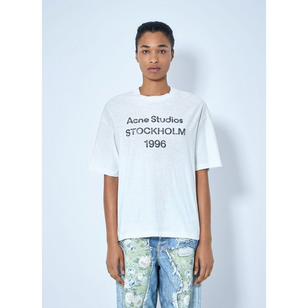 Acne Studios Women Graphic Logo T-Shirt